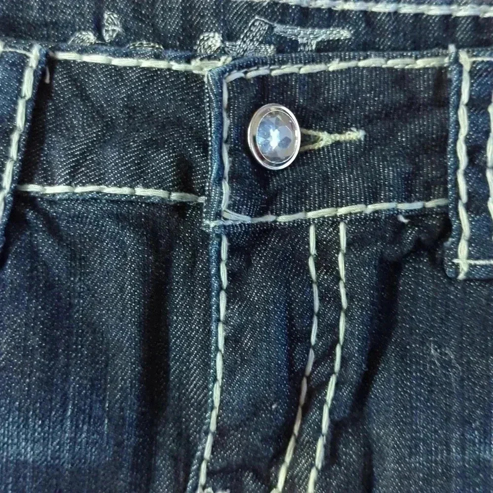 C'est toi Demin mini skirt - Picture 6 of 10